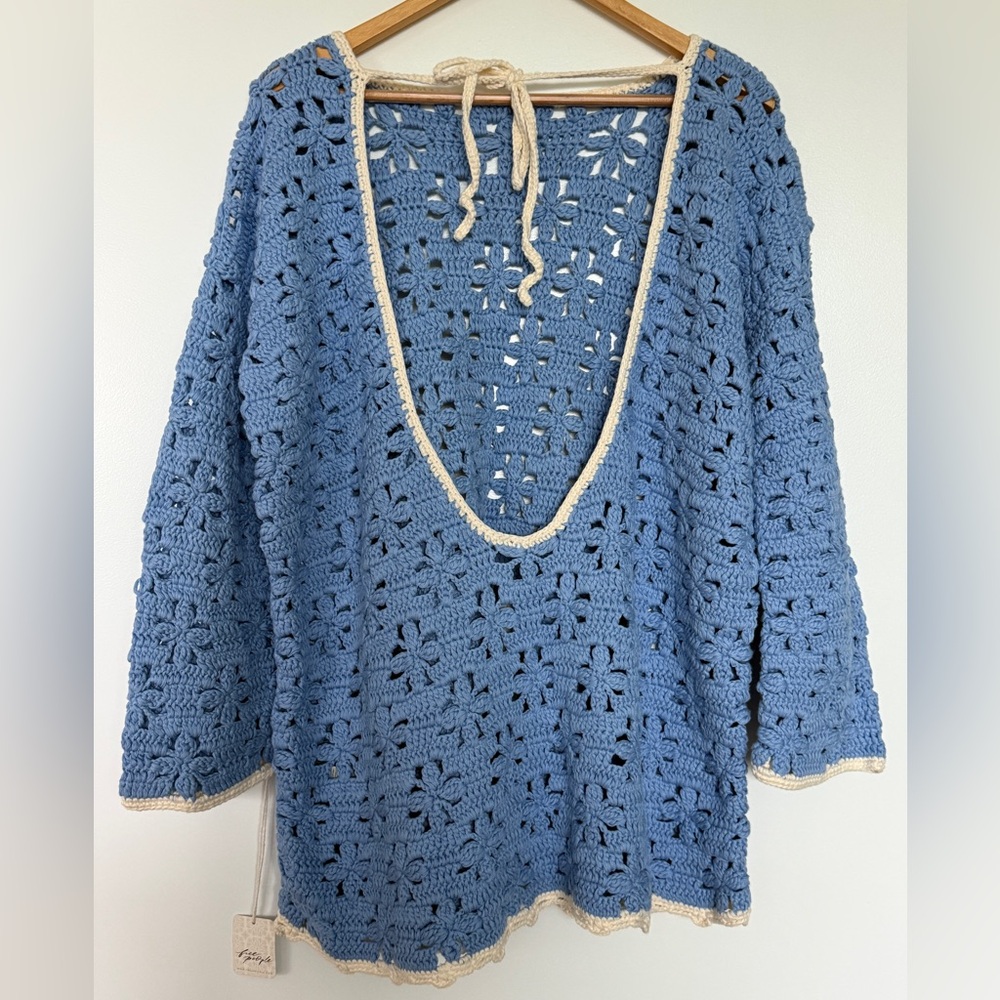 Free People Rue Crochet Tunic - Picture 5 of 6